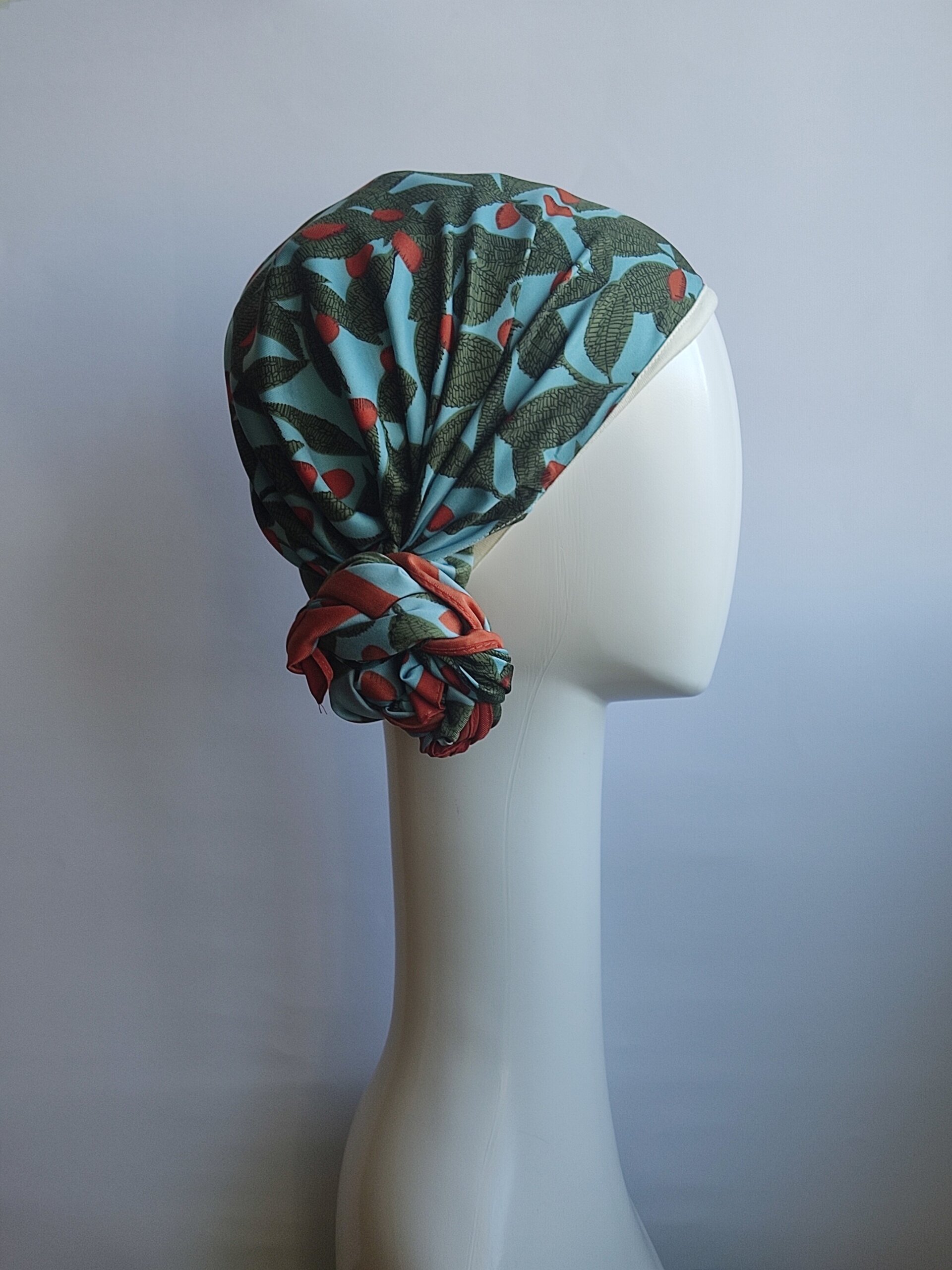 Pañuelo oncológico gorro interior bayas - 2