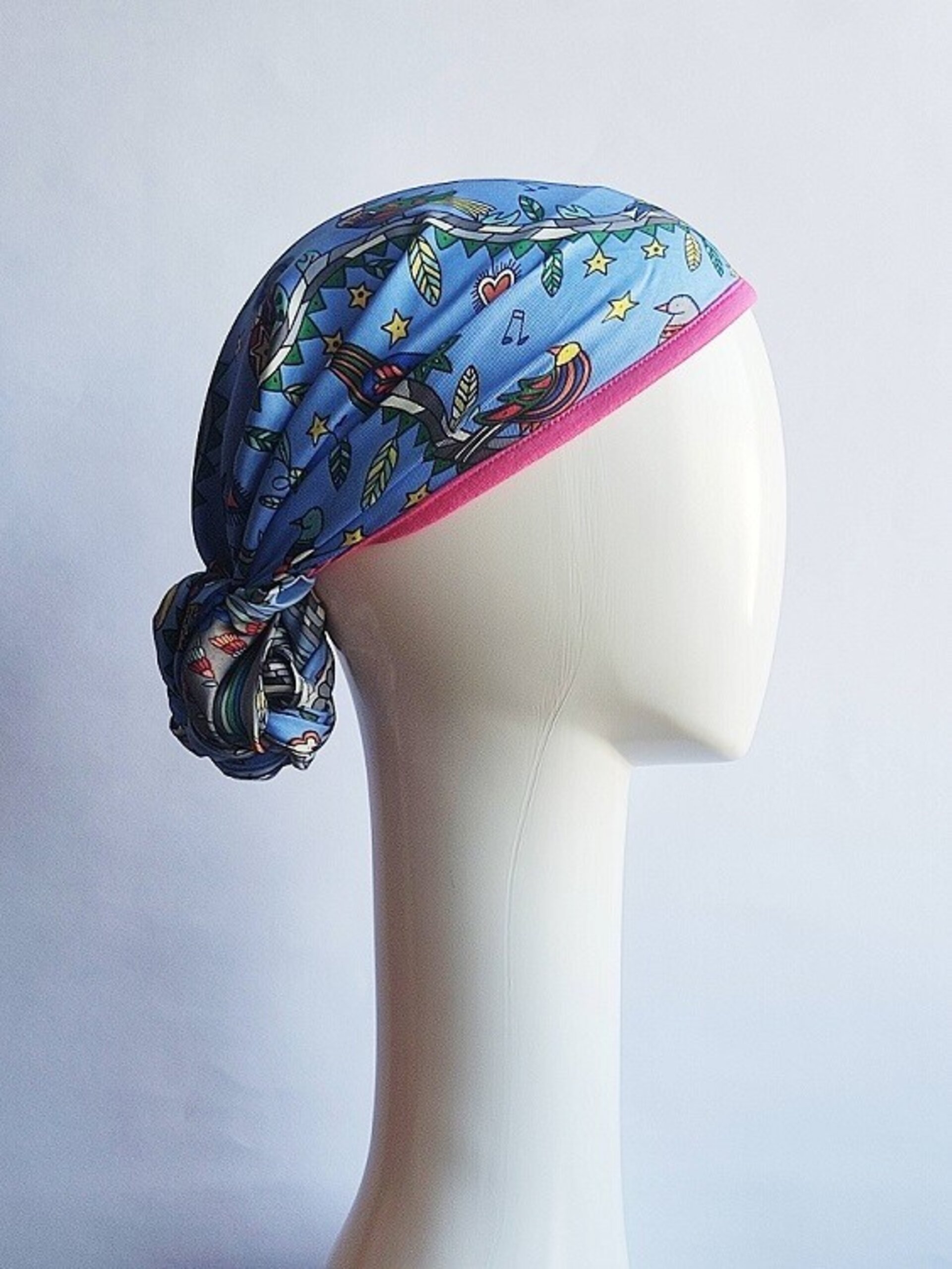 Pañuelo oncológico diadema interior multicolor - 2